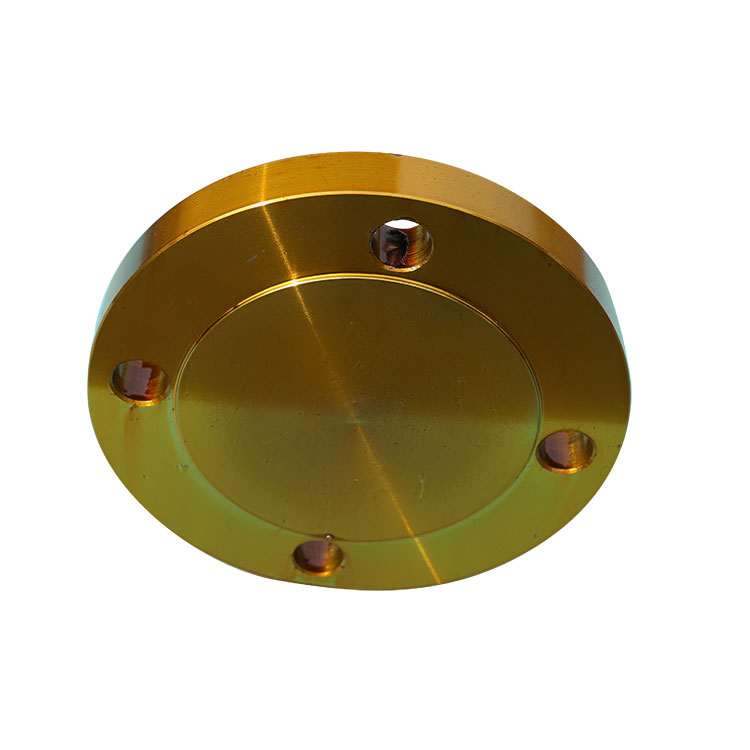 How are blind flanges installed in a piping system