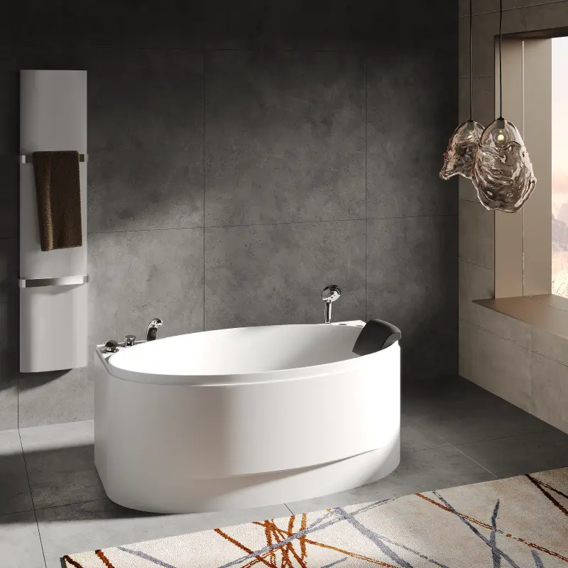 Discover Comfort and Craftsmanship with the Arlicy Bathtub with Faucet