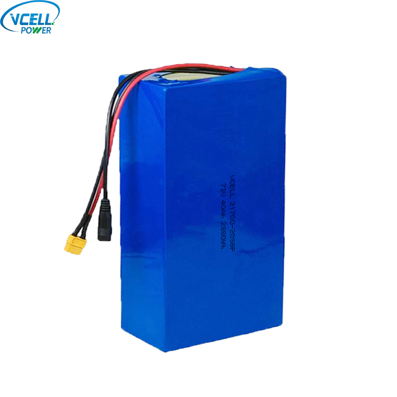 72V 40Ah Rechargeable Lithium Ion Battery